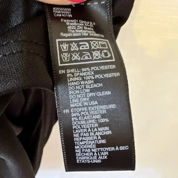 Forever 21 Black one shoulder dress - Picture 5 of 6